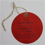 1967 Masters Tournament Wednesday Ticket( Par 3) - #4695-Arnold Palmer Win!