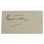 Cyril Tolley(D-78) Brit. Am. Champ, Walker Cup, Bobby Jones Foe Signed Cut JSA ALOA