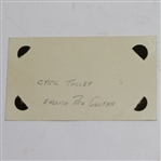 Cyril Tolley(D-'78) Brit. Am. Champ, Walker Cup, Bobby Jones Foe Signed Cut JSA ALOA