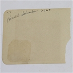 Byron Nelson Vintage Signature with Matted Photo JSA ALOA