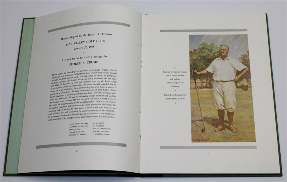 Lot Detail - 'A Short History of Pine Valley' Golf Book ...