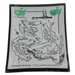1960s Masters logoed Vintage Course Layout Ash Tray