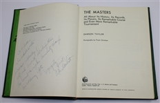'The Masters: Profile of a Tournament' Golf Book by Dawson Little with Inscription JSA ALOA