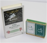 Assorted Masters Items Lot: 1986 Tape, GSV & Playing Cards, Sports illustrated, Programs