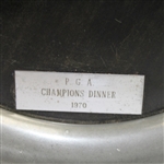 1970 PGA Champions Dinner Commemorative Plate