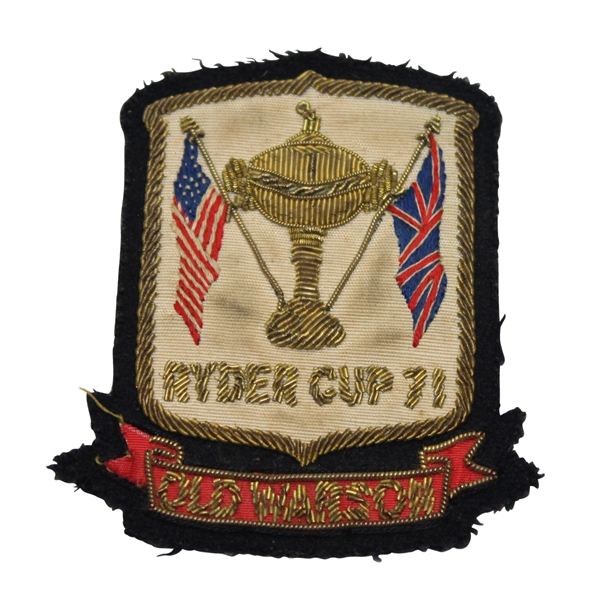 1971 Ryder Cup at Old Warson Pocket Crest Patch