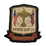 1971 Ryder Cup at Old Warson Pocket Crest Patch