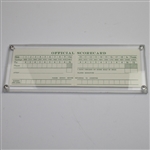 Jack Nicklaus Signed 1986 Masters Tournament Official Scorecard JSA ALOA