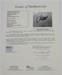 Jordan Spieth Signed 2015 US Open at Chambers Bay Embroidered Flag JSA #Y93039