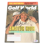 Phil Mickelson (1st PGA Win) Signed 1991 Golf World  Front Cover Page PSA/DNA #X89055