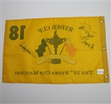 Multi-Signed 2004 Ryder Cup at Oakland Hills Flag JSA ALOA