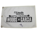 Sergio Garcia Signed Woods vs Garcia Battle at Bighorn Flag JSA ALOA