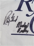 Multi-Signed W/ 7 past Doral Ryder Champs On Flag - Faldo, Floyrd, Norman, and others JSA ALOA