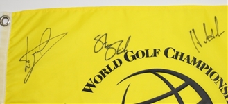 5 Winners  World Golf Championships Match Play Signed Flag JSA ALOA
