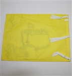 Multi-Signed Undated Masters Embroidered Flag W/4 Past Champs JSA ALOA