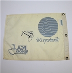 Don January Signed 1979 PGA Seniors Championship at Turnberry Isle-Scarce Flag !