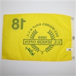 Dave Eichelberger Signed 1999 US Senior Open Championship at Des Moines Flag JSA ALOA