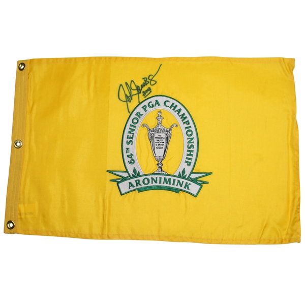 John Jacobs Signed 2003 Senior PGA Championship at Aronimink Flag JSA ALOA