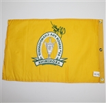 John Jacobs Signed 2003 Senior PGA Championship at Aronimink Flag JSA ALOA