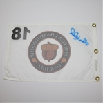 Shaun Micheel Signed 2003 PGA Championship at Oak Hill Embroidered Flag JSA ALOA
