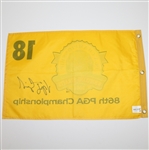 Vijay Singh Signed 2004 PGA Championship at Whistling Straits Flag JSA ALOA
