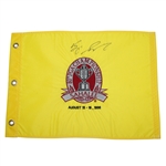 Vijay Singh Signed 1998 PGA Championship at Sahalee Embroidered Flag JSA ALOA