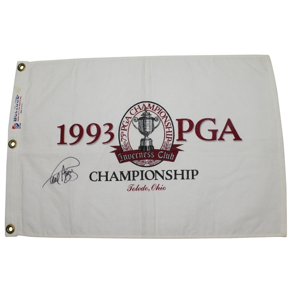 Paul Azinger Signed 1993 PGA Championship at Inverness Club Cloth Flag JSA ALOA