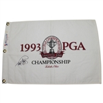 Paul Azinger Signed 1993 PGA Championship at Inverness Club Cloth Flag JSA ALOA