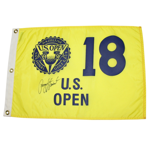 Payne Stewart Signed 1991 US Open at Hazeltine GC Flag PSA/DNA #W08986 Hard to Find!