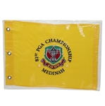 Unopened 1999 PGA Championship at Medinah Embroidered Flag - Tiger Woods - RARE