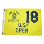 Retief Goosen Signed 2004 US Open Championship at Shinnecock Hills Flag JSA ALOA