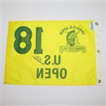 Retief Goosen Signed 2004 US Open Championship at Shinnecock Hills Flag JSA ALOA