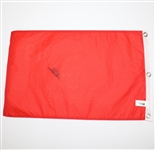 Retief Goosen Signed 2004 US Open Championship at Shinnecock Hills Red/White Flag JSA ALOA