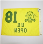 Jim Furyk Signed 2003 US Open Championship at Olympia Fields Flag JSA ALOA