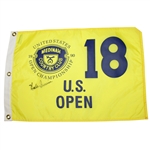 Hale Irwin Signed 1990 US Open Championship at Medinah C.C. Flag JSA ALOA