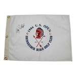 Ray Floyd Signed 1986 US Open at Shinnecock Hills GC Flag JSA ALOA