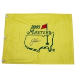 Jack Nicklaus Signed 2005 Masters Embroidered Flag JSA ALOA