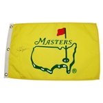 Jack Nicklaus Signed Classic Undated Yellow Masters Flag JSA ALOA