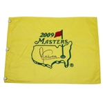 Angel Cabrera Signed 2009 Masters Embroidered Flag JSA ALOA