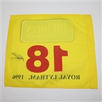 Tom Lehman Signed 1996 Open Championhisp at Royal Lytham Flag JSA ALOA
