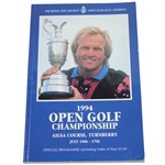 Multi-Signed 1994 Open Championship Program Signed by Six Golfers JSA ALOA