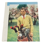 Ben Hogan Signed Color Sport Magazine Page-Vintage Ink Autograph- JSA ALOA