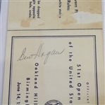 Ben Hogan Signed Official 1951 US Open at Oakland Hills Scorecard JSA ALOA