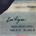 Ben Hogan Signed 1955 LIFE Oversized Magazine - August 8th JSA ALOA