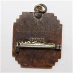1933 US Open at North Shore CC Contestants Badge - Johnny Goodman Winner