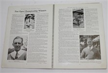 1937 US Open at Oakland Hills Official Program - Ralph Guldahl Winner