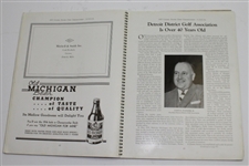 1937 US Open at Oakland Hills Official Program - Ralph Guldahl Winner
