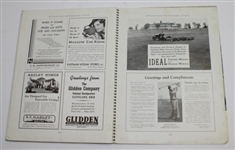 1937 US Open at Oakland Hills Official Program - Ralph Guldahl Winner