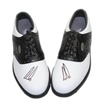 Personal Used  Ernie Els Signed Pair of FootJoy Comfort Soft Spike Golf Shoes JSA ALOA