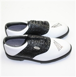 Personal Used  Ernie Els Signed Pair of FootJoy Comfort Soft Spike Golf Shoes JSA ALOA